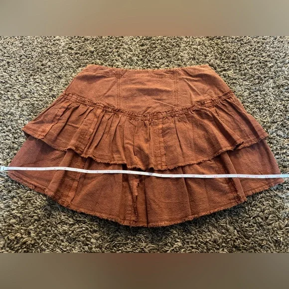 Free People Ruffles In the Sand Mini Skirt - Picture 4 of 7